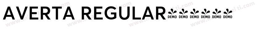 AVERTA REGULAR字体转换